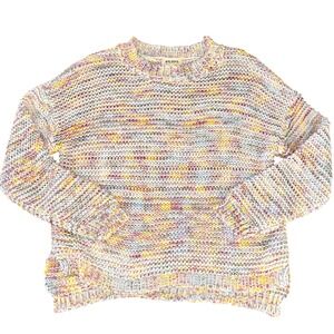 Rag Poets Multicolor Chunky Knit Sweater Size Medium